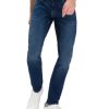 Herren Cross Regular Fit | Cross Damien - Gerade Slim-Fit-Jeans In Stone Wash