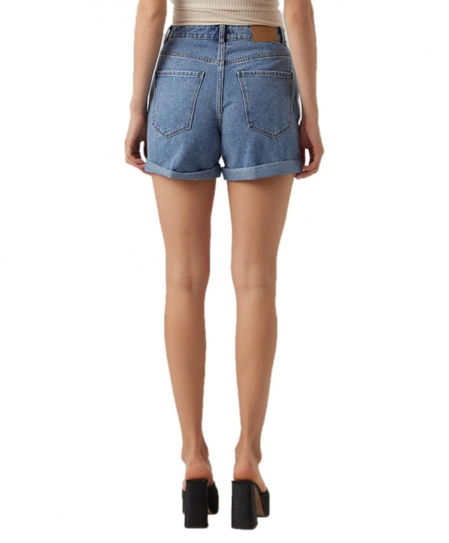 Damen Vero Moda Shorts | Vero Moda Jeans Shorts Zuri In Blauem Blue Denim