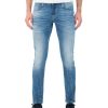 Herren Garcia Slim Fit | Garcia Herren Jeans Slim Fit Fermo In Blauem Vintage Used