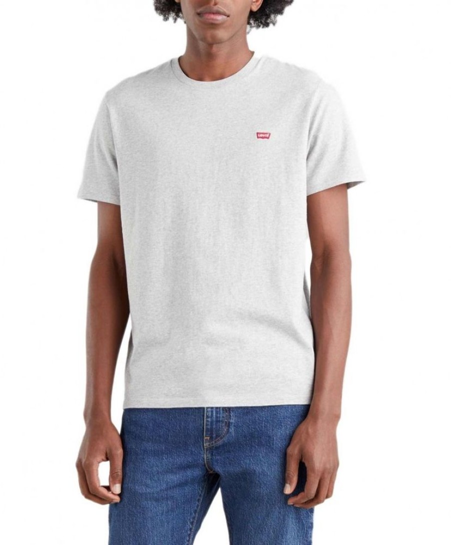 Herren Levis Shirts | Levi'S T-Shirt Original Tee Mit Markenlogo In Grau