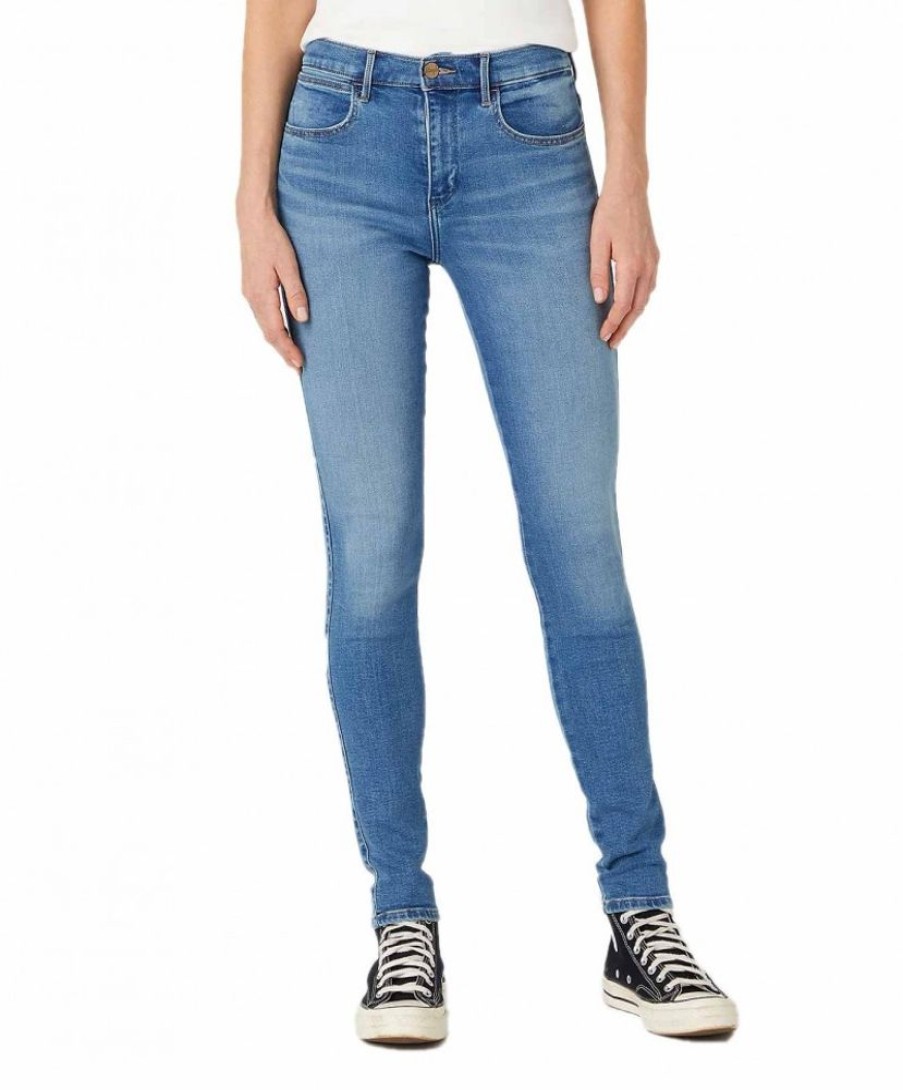 Damen Wrangler Skinny | Wrangler High Rise Skinny Jeans In Heller Dorothy Waschung