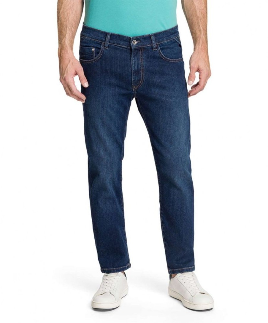 Herren Pioneer Straight Leg | Pioneer Eric Jeans Straight Fit In Dark Blue Used