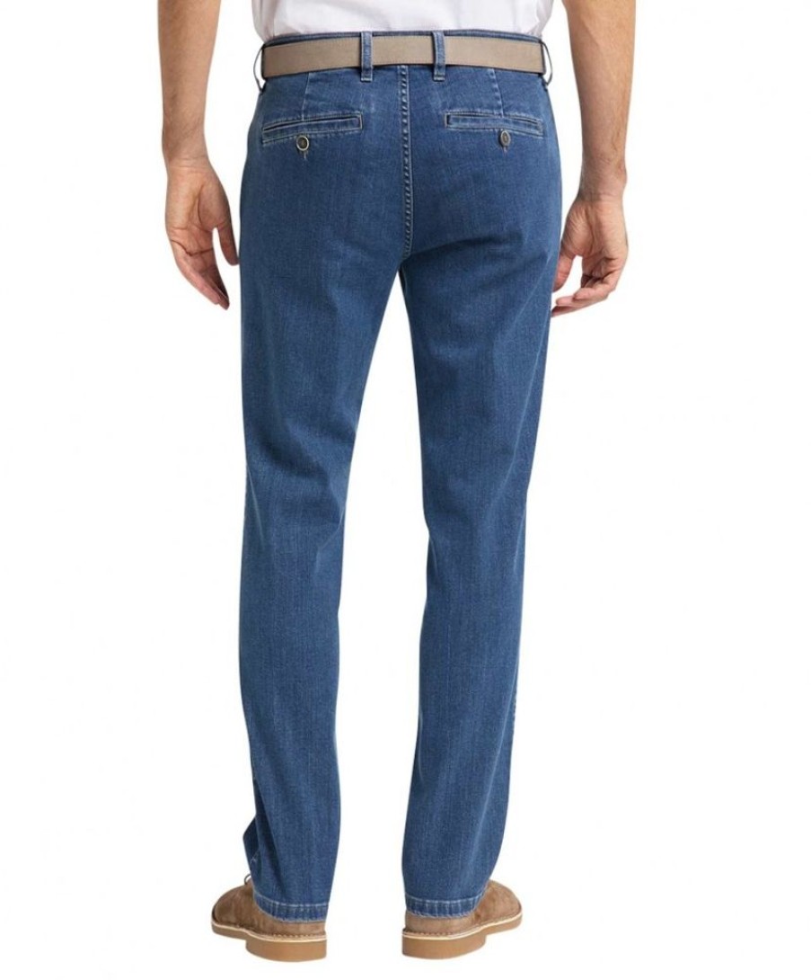 Herren Pioneer Chinohosen | Pioneer Megaflex Chino Hose Robert In Stonewash