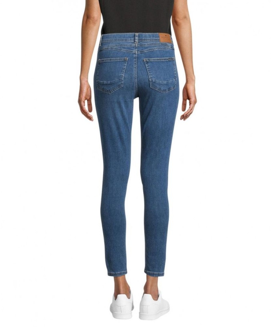 Damen Cross Skinny | Cross Jeans Skinny Fit Judy Aus Blauem Organic Cotton