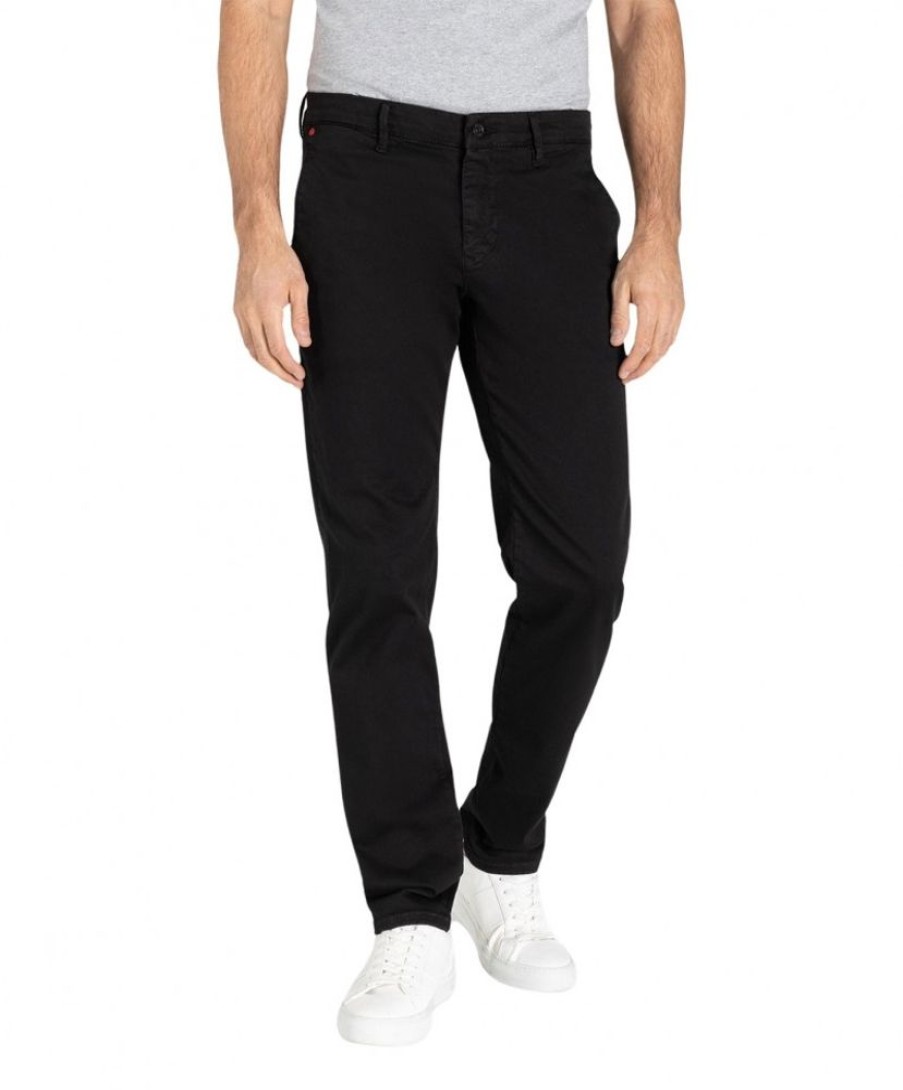 Herren MAC Chinohosen | Mac Drivers Pants Mit Modern Fit In Schwarz