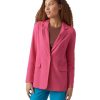 Damen Vero Moda Jacken | Vero Moda Blazer Zelda Mit Ziertaschen In Pink Yarrow