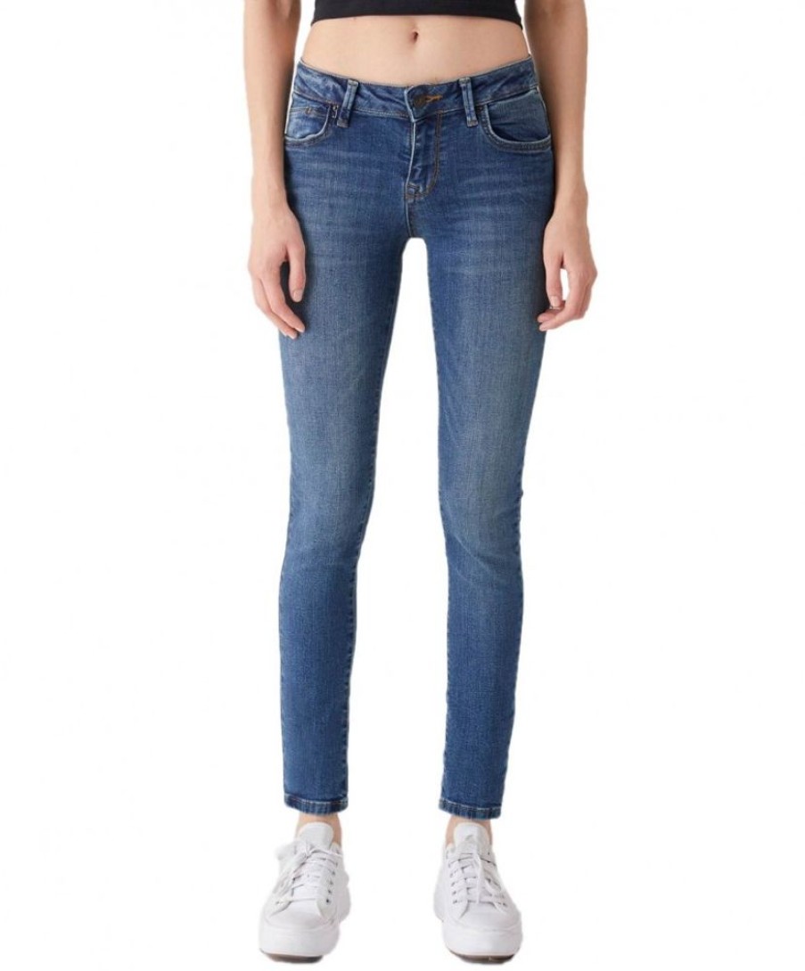 Damen LTB Skinny | Ltb Jeans Skinny Fit Nicole In Aviana Used-Waschung