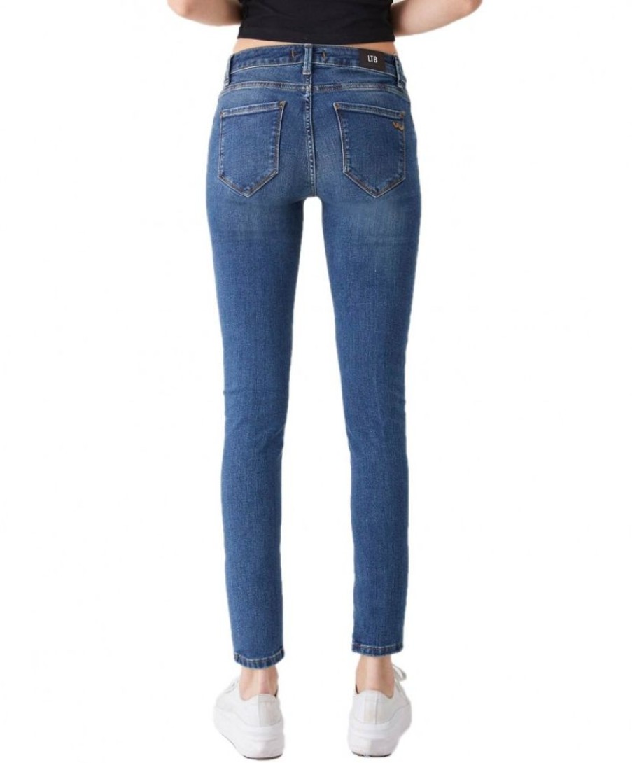 Damen LTB Skinny | Ltb Jeans Skinny Fit Nicole In Aviana Used-Waschung