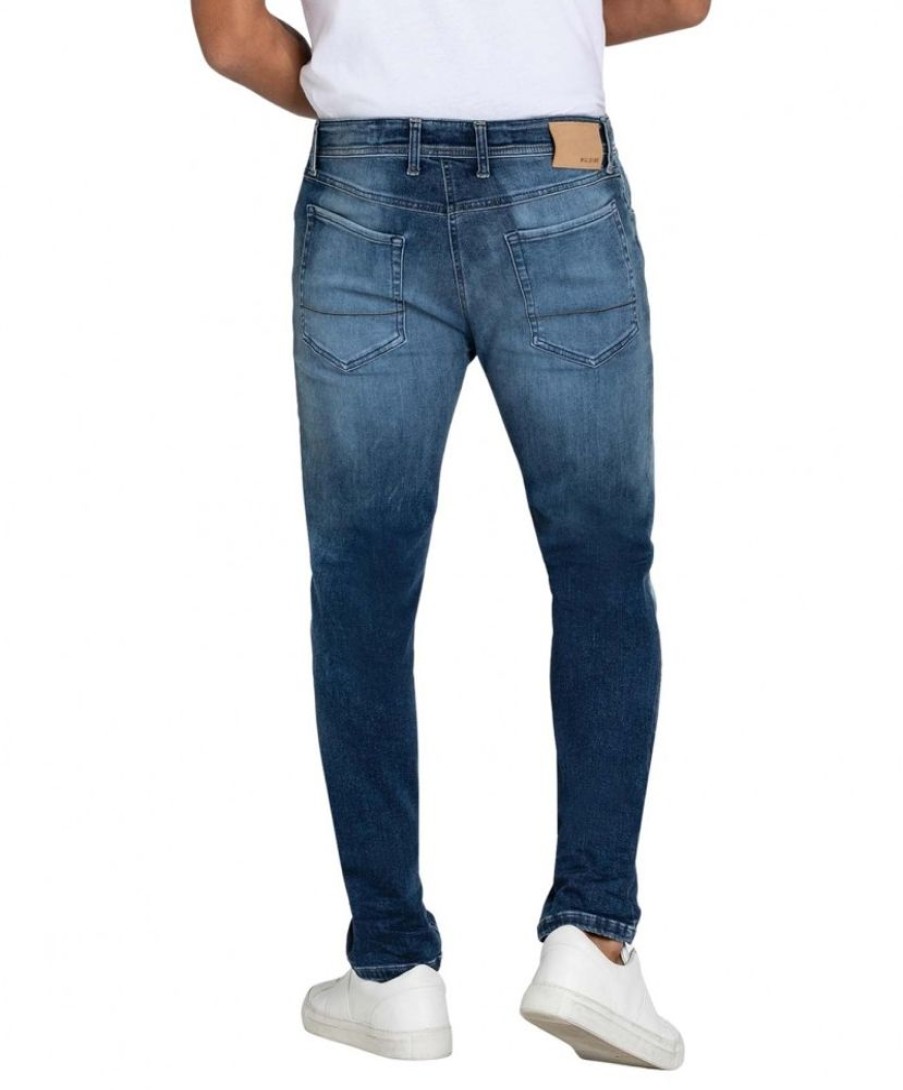 Herren MAC Stretch Jeans | Mac Arne Pipe Jeans Modern Fit In Authentischen Mittelblau