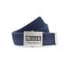 Herren Mustang Gurtel | Mustang Gurtel Woven Mit Koppelschliese In Blau