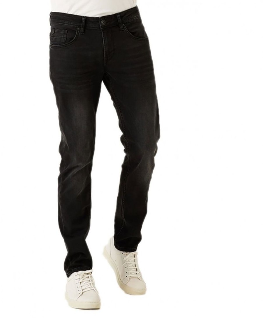 Herren Garcia Slim Fit | Garcia Jeans Slim Fit Savio Aus Dunklem Stretch Denim