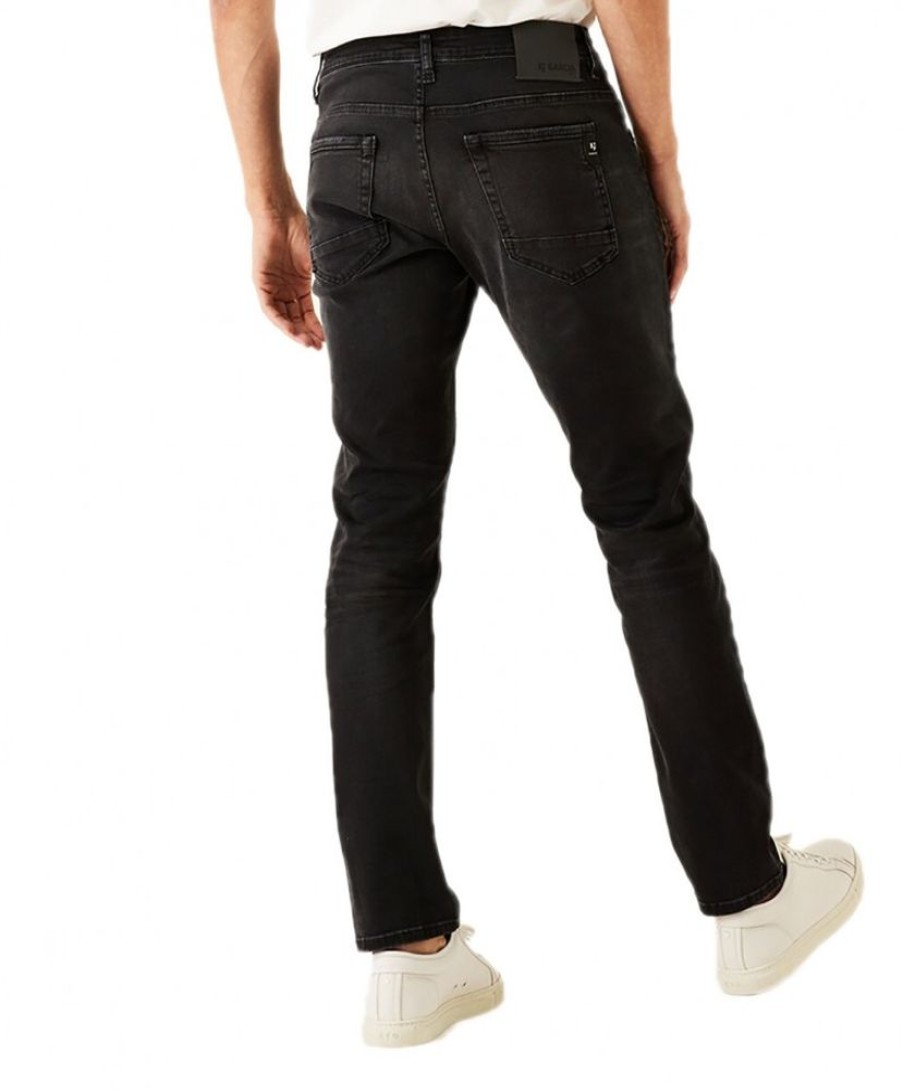 Herren Garcia Slim Fit | Garcia Jeans Slim Fit Savio Aus Dunklem Stretch Denim