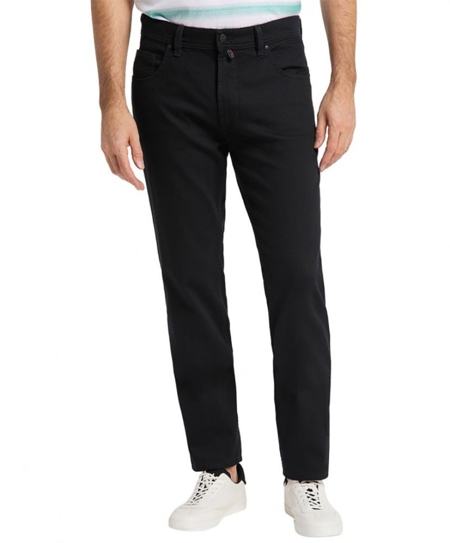 Herren Pioneer Straight Leg | Pioneer Herren Jeans Peter In Schwarz