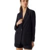 Damen Vero Moda Jacken | Vero Moda Longblazer Carmen In Schwarz