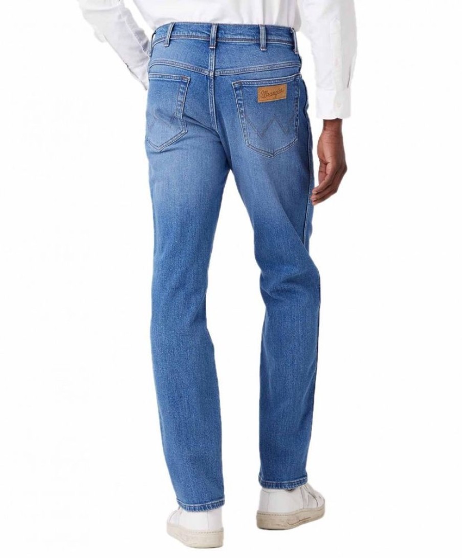 Herren Wrangler Regular Fit | Wrangler Texas Stretch Jeans Aus Recycelter Baumwolle