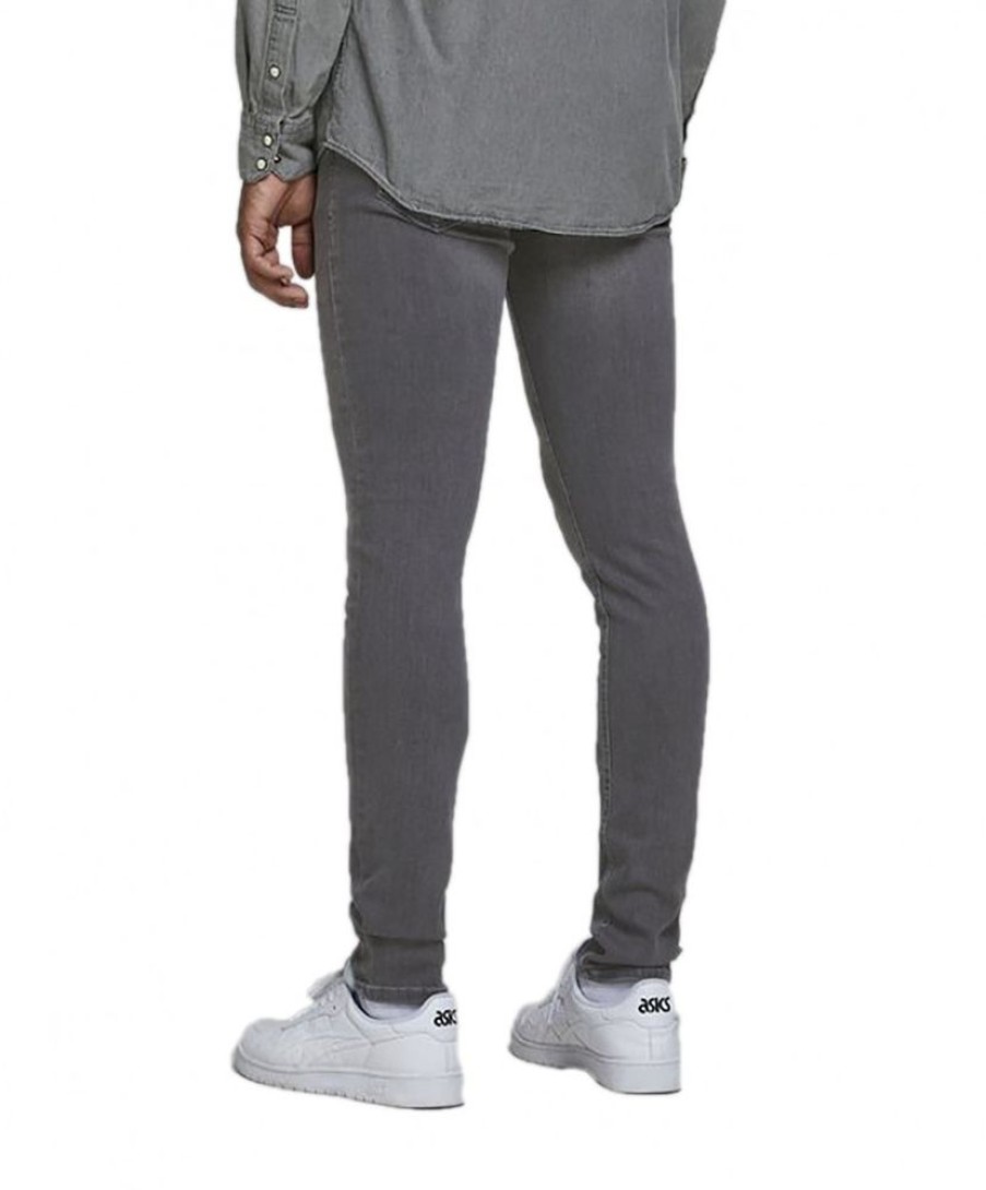 Herren Jack & Jones Skinny Fit | Jack & Jones Jeans Skinny Fit Liam Aus Grauen Grey Denim