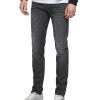 Herren Jack & Jones Slim Fit | Jack & Jones Jeans Slim Fit Tim Aus Grauem Bio-Material