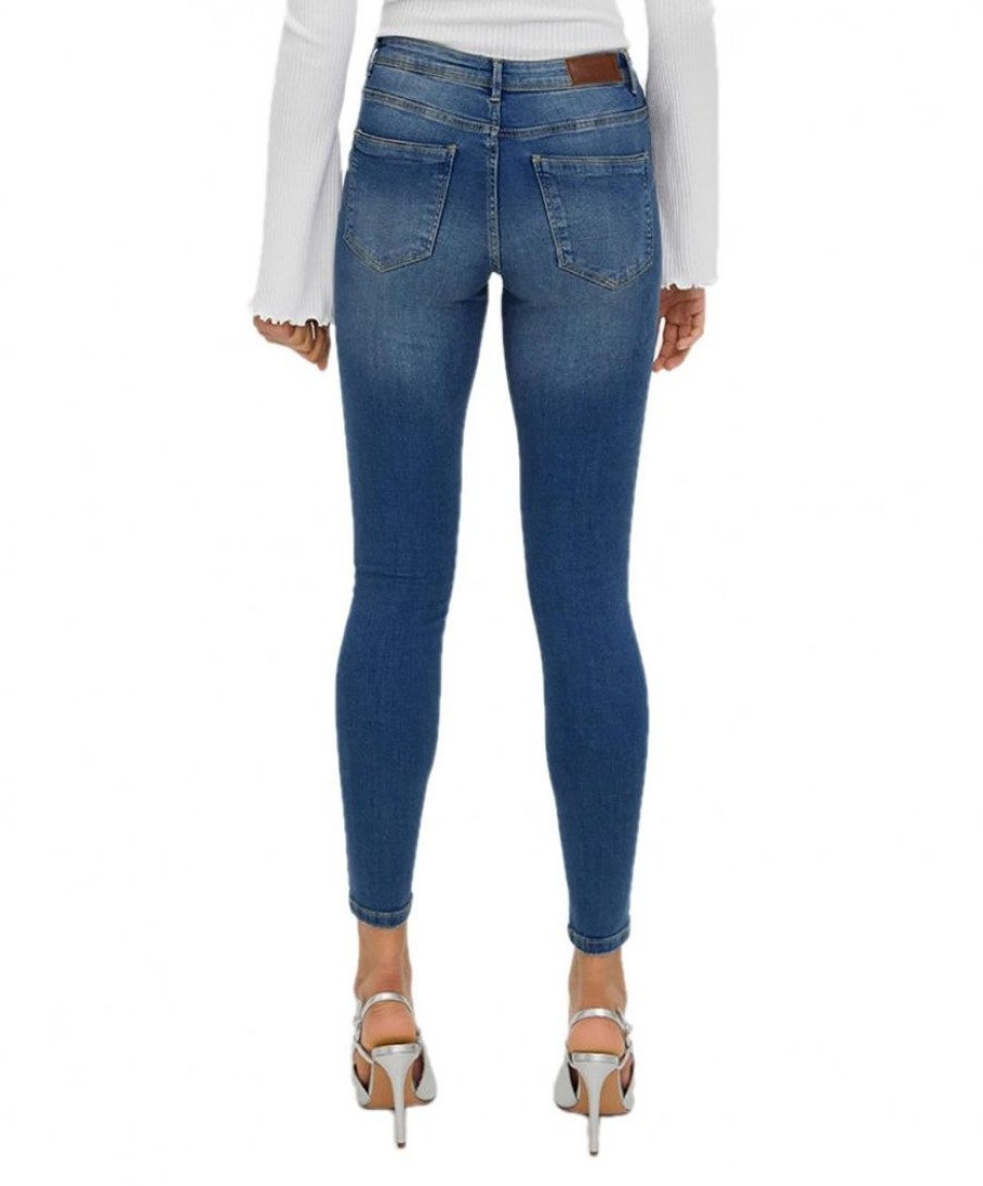 Damen Vero Moda Skinny | Vero Moda Jeans Skinny Tanya Mit Destroyed-Elementen