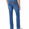 Herren Wrangler Straight Leg | Wrangler Greensboro Jeans Straight Fit In Softwear Optik