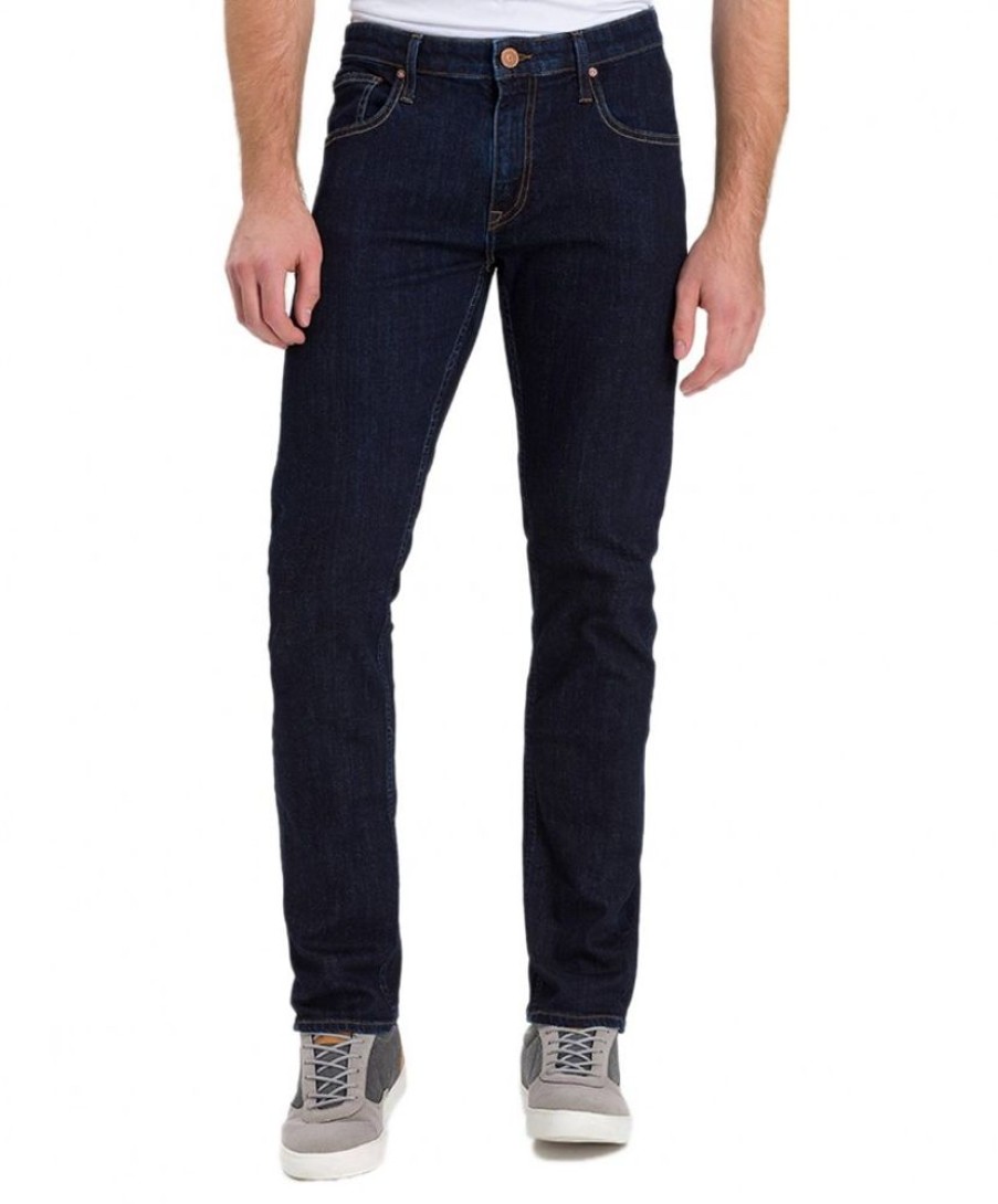 Herren Cross Regular Fit | Cross Damien - Schmale Jeans Mit Elasthan In Rinse Wash