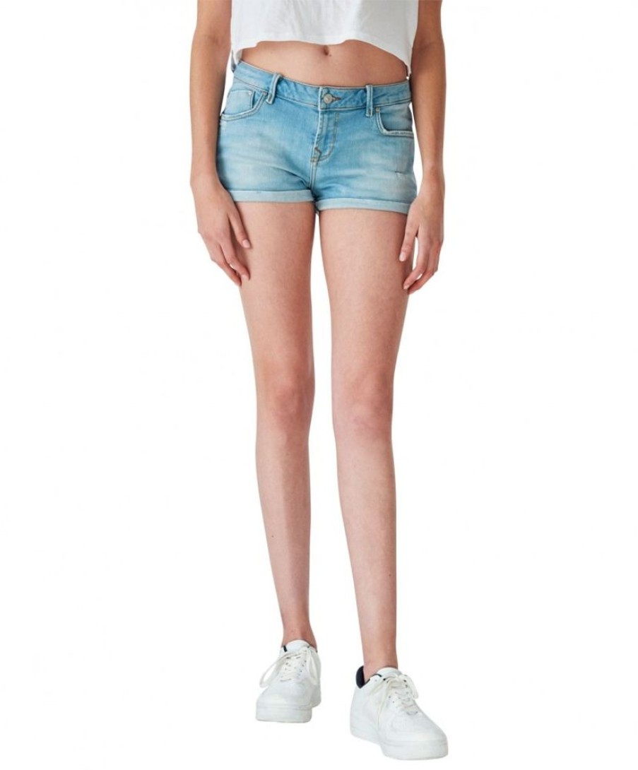 Damen LTB Shorts | Ltb Jeans Short Judie Comfort In Gebleichter Optik