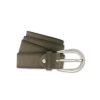 Damen Bernd Gu00f6tz Gurtel | Bernd Gotz Gurtel Aus Veloursleder In Olive