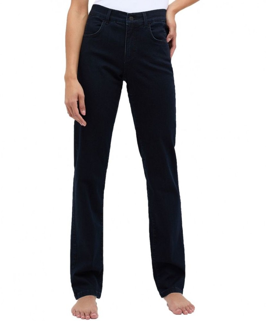 Damen Angels Straight Leg | Angels Dolly Jeans Straight Fit In Nachtblau