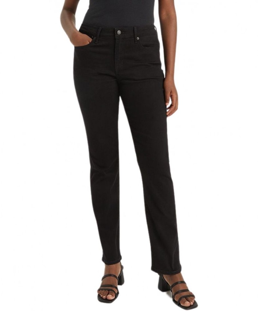 Damen Levis Slim Fit | Levi'S 712 Slim Fit Jeans Mit Hohem Bund In Schwarz