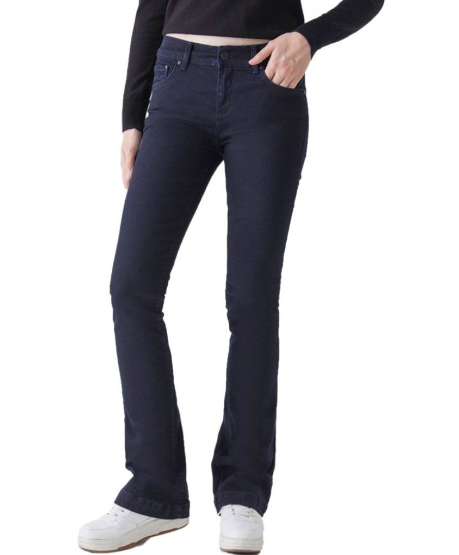 Damen LTB Bootcut | Ltb Fallon Flared Jeans In Dunkler Rinswash