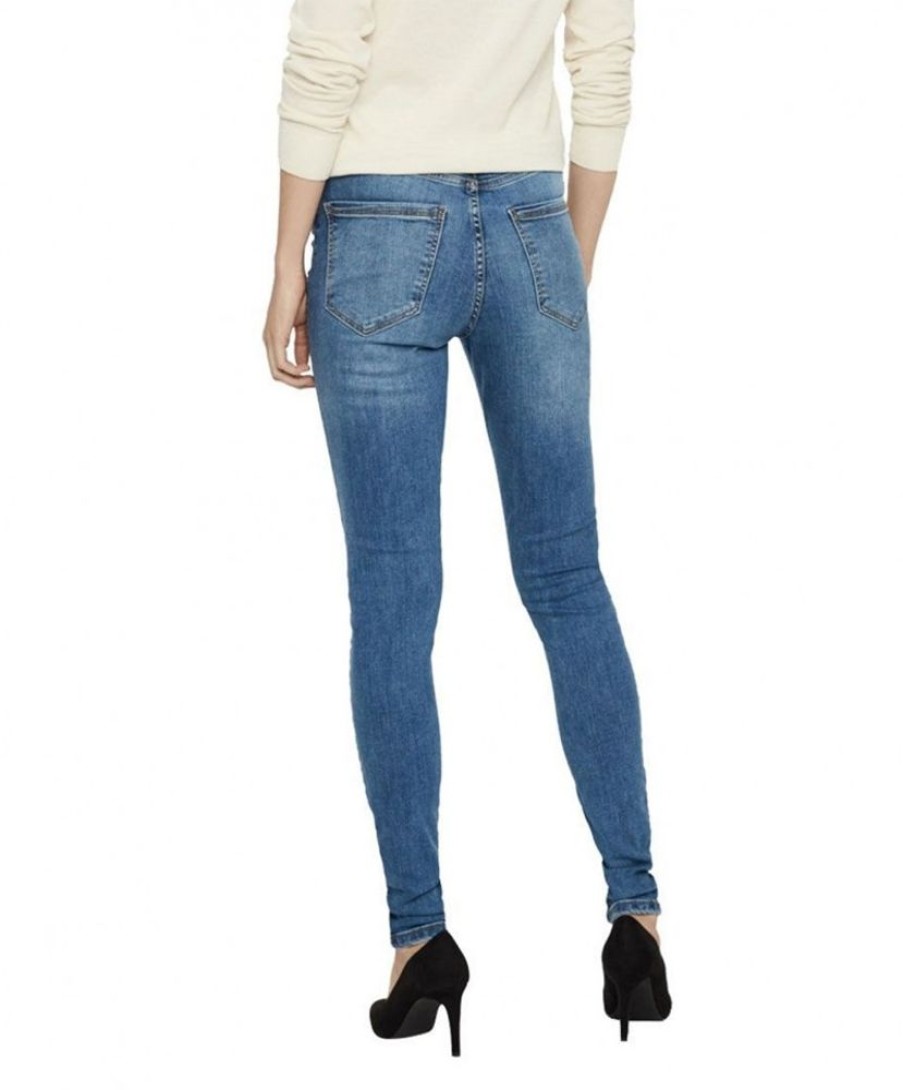 Damen Vero Moda Skinny | Vero Moda High Waisted Jeans Sophia In Hellblauem Blue