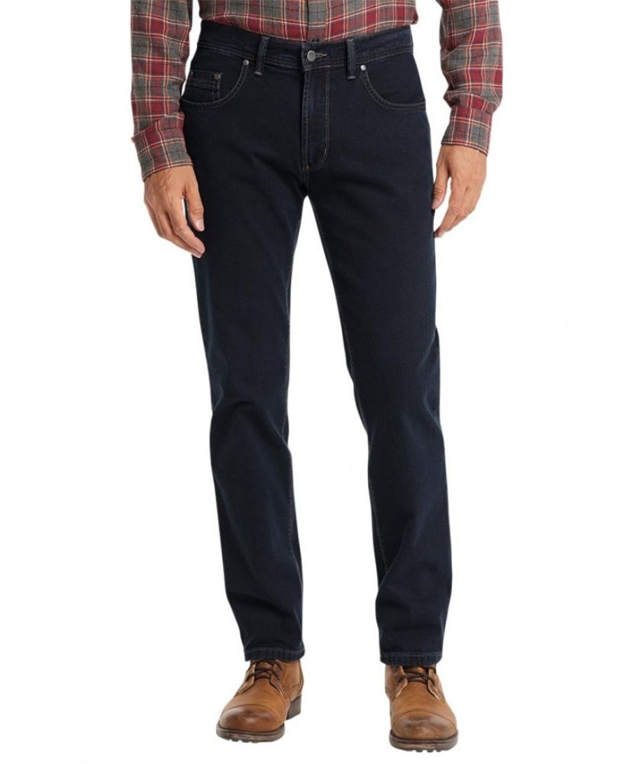 Herren Pioneer Straight Leg | Pioneer Rando Jeans 1680-9738-02 Blue Black