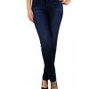 Damen Angels Slim Fit | Angels Cici Jeans Sweat Denim In Night Blue Used