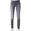 Damen LTB Skinny | Ltb Nicole Damen Jeans In Grauer Used Optik