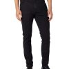 Herren Wrangler Tapered | Wrangler Larston Slim Tapered Jeans In Schwarz