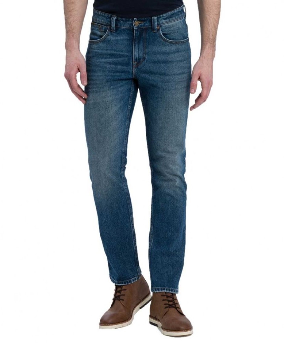 Herren Cross Regular Fit | Cross Jeans Regular Fit Dylan In Dirty Blue