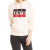 Damen Levis Pullover | Levi'S Hoodie Graphic Sport In Marshmallow