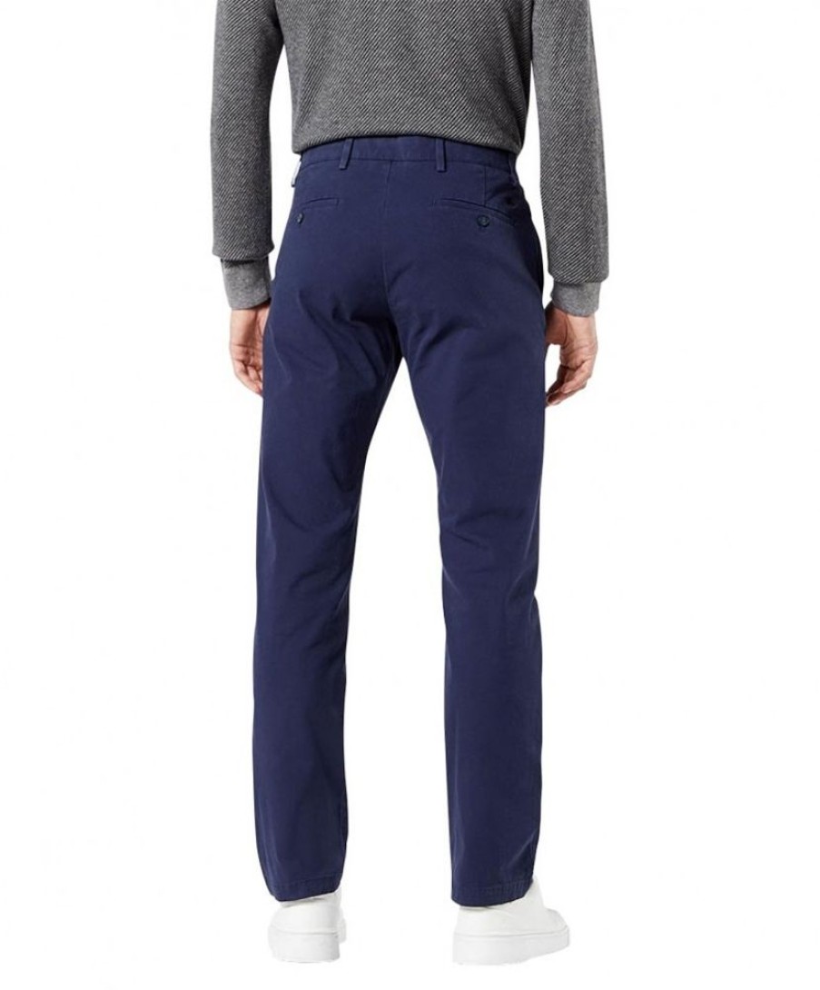 Herren Dockers Stoffhosen | Dockers Hose Chino Straight Fit In Blauem Pembroke | Jeans-Meile.De