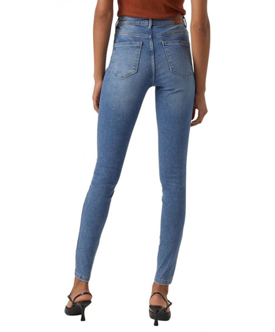 Damen Vero Moda Skinny | Vero Moda Tanya Jeans Skinny Fit In Mittelblau