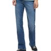 Damen Mustang Straight Leg | Mustang Crosby Jeans Straight Fit In Mittelblauer Optik