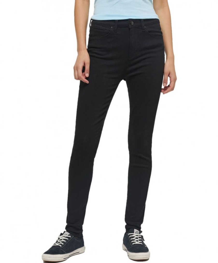 Damen Mustang Skinny | Mustang Georgia Jeans Skinny Fit In Schwarz