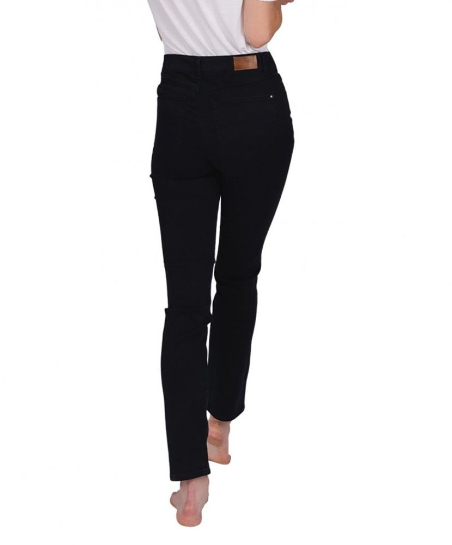 Damen Angels Straight Leg | Angels Jeans Cici Aus Sport Cotton In Midnight Blue