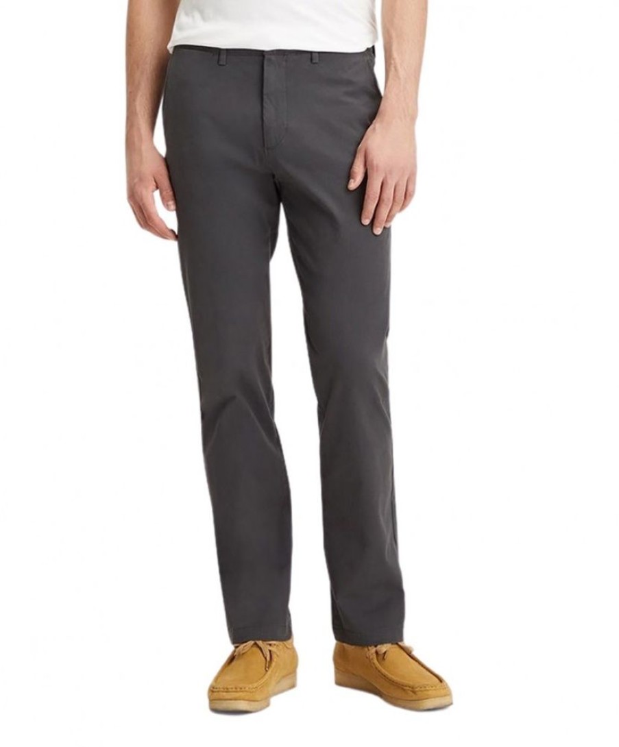 Herren Dockers Chinohosen | Dockers Slim Fit Hose In Grauer Chino-Form