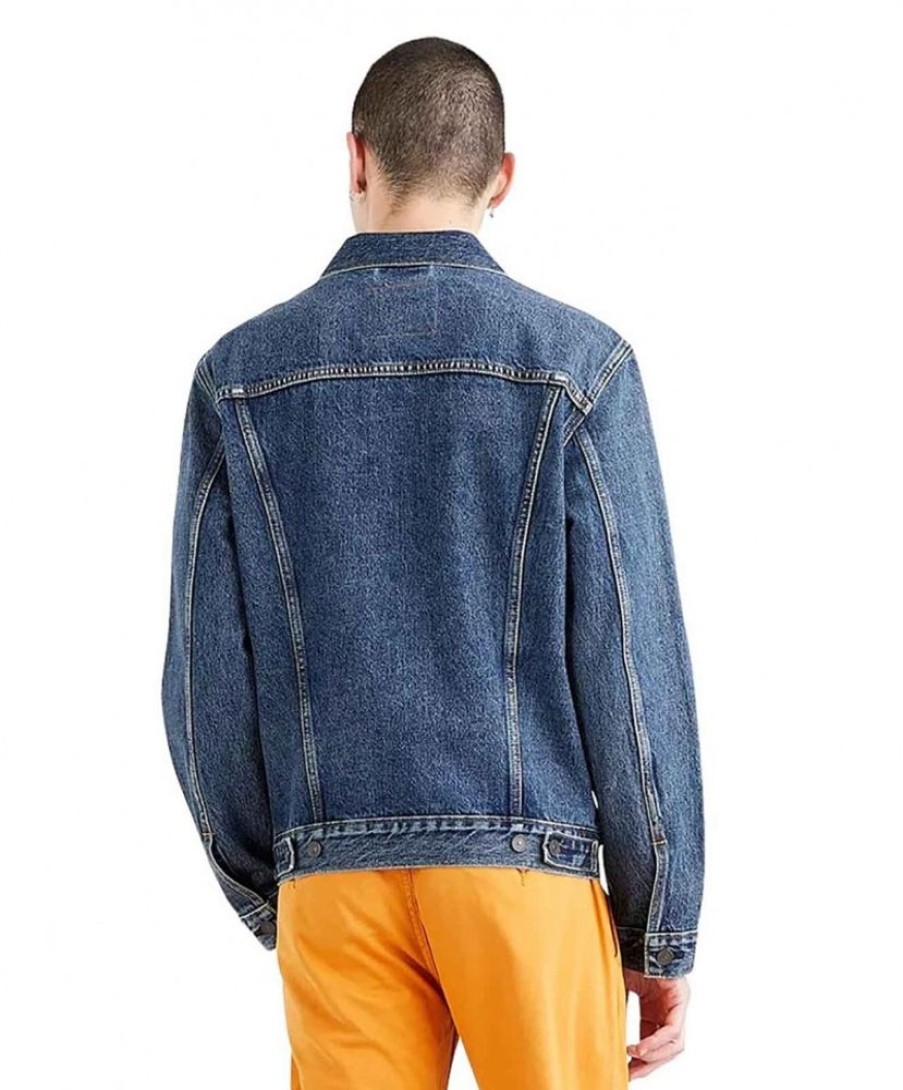 Herren Levis Jacken | Levi'S Jeansjacke Trucker In Broadway Aus Baumwolle