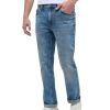 Herren Mustang Straight Leg | Mustang Tramper Straight Jeans In Heller Used Waschung