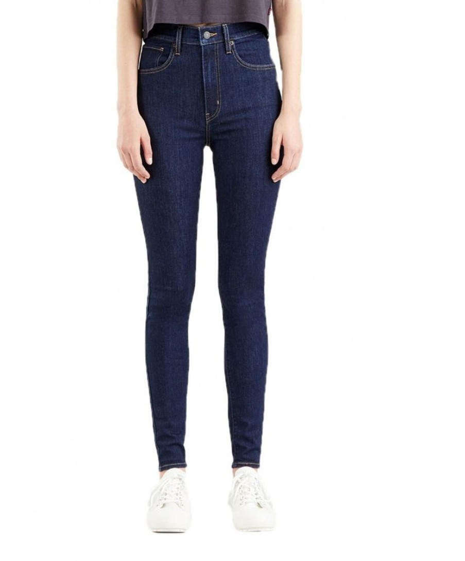 Damen Levis Skinny | Levi‘S Jeans Super Skinny Mile High In Dunklem Top Shelf