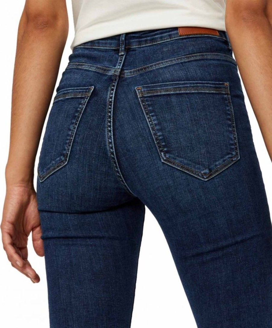 Damen Vero Moda Skinny | Vero Moda High Waisted Jeans Skinny Sophia Aus Blue Denim