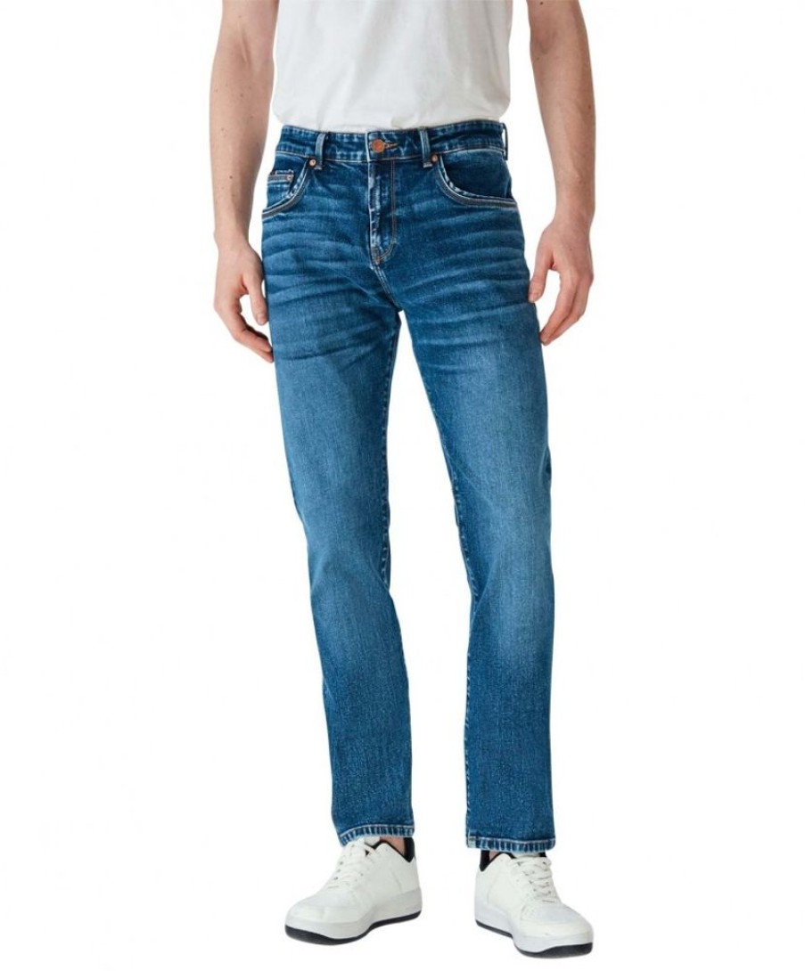 Herren LTB Straight Leg | Ltb Jeans Straight Fit Hollywood Z D In Blauem Allon Safe