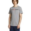 Herren Jack & Jones Shirts | Jack & Jones Slim Fit T-Shirt Corp Mit Logo In Light Grey