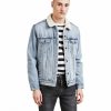 Herren Levis Jacken | Levi'S Jeansjacke Mit Fell In Hellblauem Stonebridge