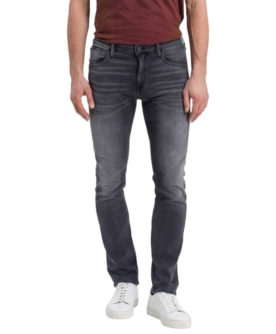 Herren Cross Slim Fit | Cross Herren-Jeans Slim Fit Damien In Grauem Anthrazit